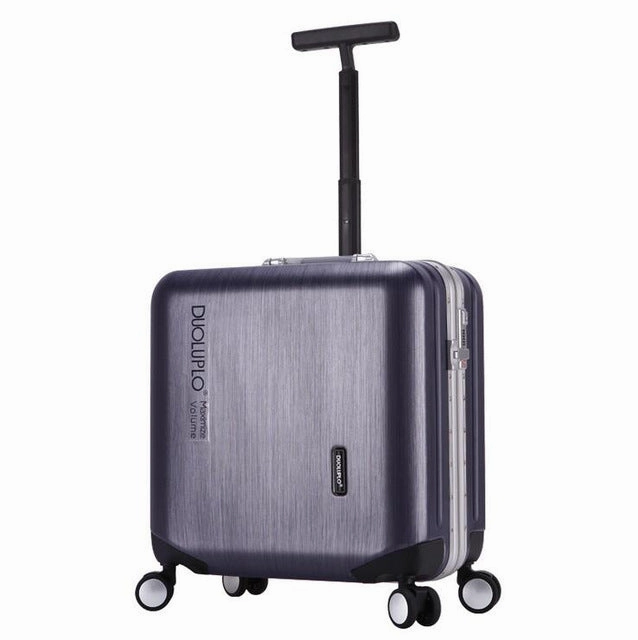 18"20" Carry-On Suitcase With Wheels Girl And Menpink Luggage Travel Bag Trolley Bags Children'S