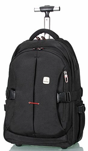 19 Rolling Carry-On Luggage Travel Duffel Bag For MenTsa Checkpoint Friendly Wheeled Backpack,
