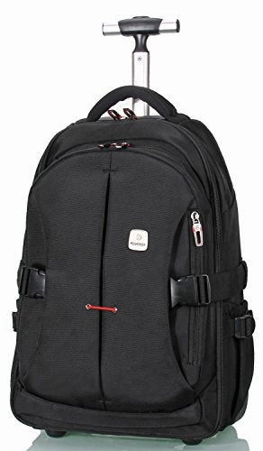 19 Rolling Carry-On Luggage Travel Duffel Bag For MenTsa Checkpoint Friendly Wheeled Backpack,