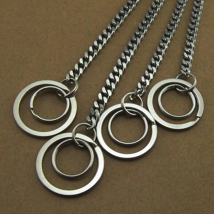 304 Solid Stainless Steel 15inch Wallet Chain Cool Punk Rock Biker Trucker Wallet Chain Trucker Wallet Chain for Men