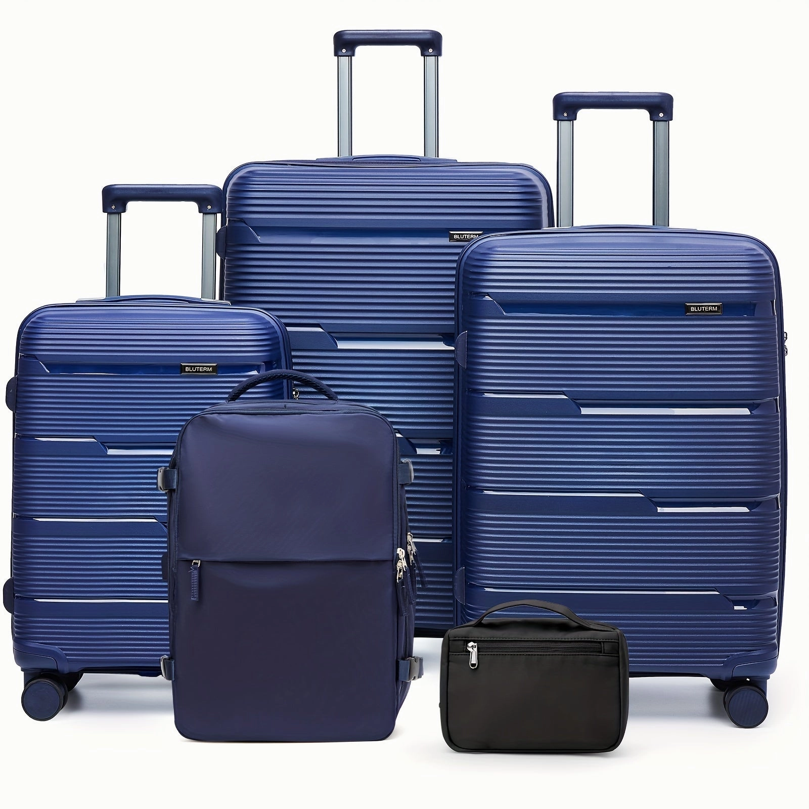 5pcs Luggage Sets, Carry On Suitcase, Hard Shell Lightweight Travel Essentials