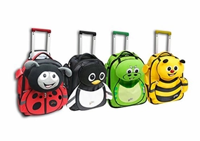 <Graceorchid>Cuties And Pals Carry-On Trolley Luggage   Pillow - Penguin