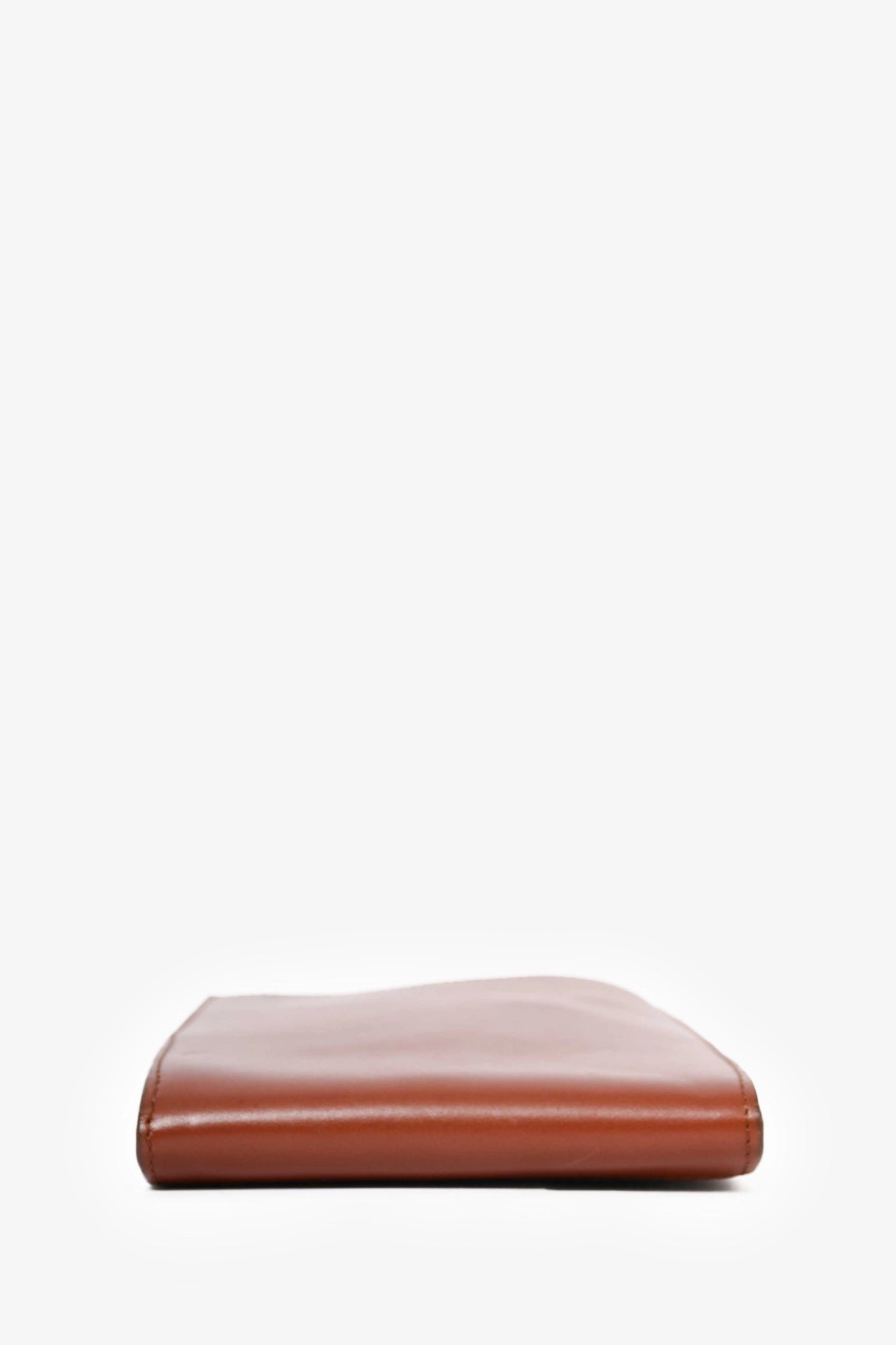 A.P.C Brown Leather Crossbody Pouch