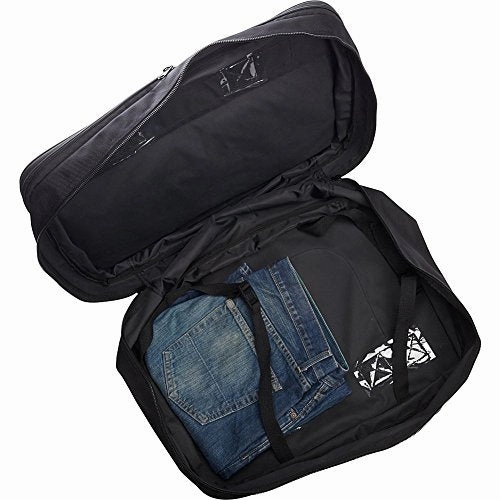 A. Saks 21 Inch Double Expandable Soft Carry-On (Black/Red)