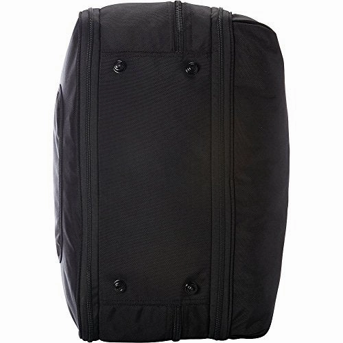 A. Saks 21 Inch Double Expandable Soft Carry-On (Black/Red)