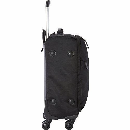 A. Saks 22" Expandable Lightweight Spinner Carry-On (Black/Black)
