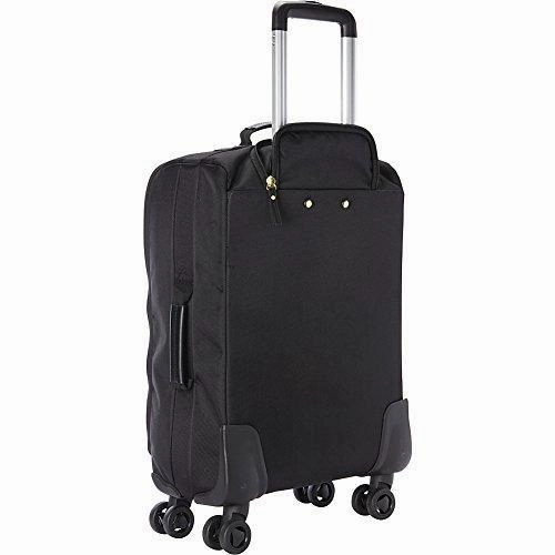 A. Saks 22" Expandable Lightweight Spinner Carry-On (Black/Black)