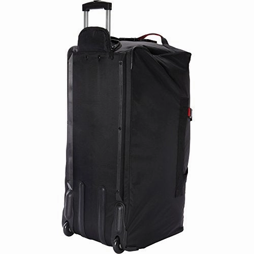A. Saks 31 Inch Expandable Trolley Duffel (Black/Red)