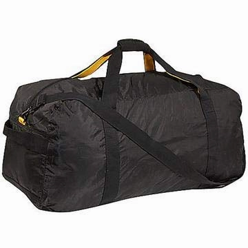 A. Saks 36 Inch Lightweight Folding Duffel (Black)