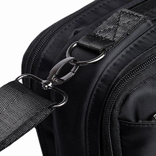 ABage Convertible Messenger Bag Daypack Travel School Laptop Backpack Briefcase Bookbag, Grey