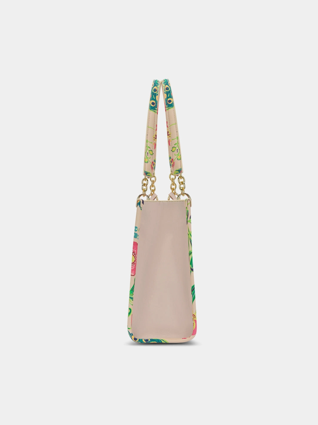Abutilon Print Large Box Tote Bag