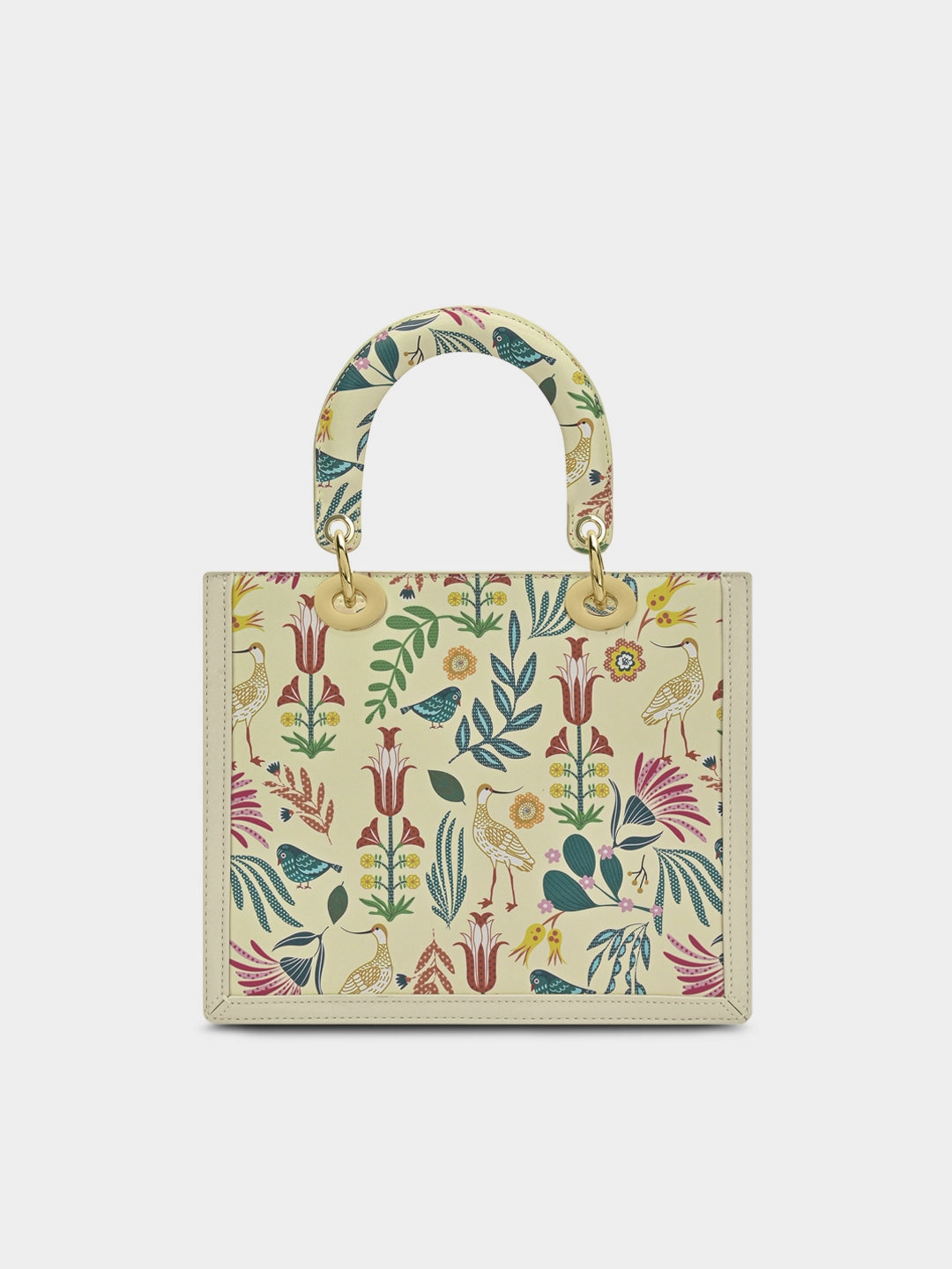 Abutilon Print Small Box Satchel Bag
