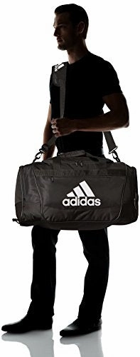 adidas Defender III medium duffel Bag, Black/White