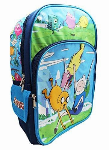 Adventure Time Jake, Finn, And Lady Rainicorn Full Size Kids Backpack (16In)