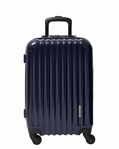 Aer de Aer Premium Carry On Luggage Spinner - Super Light Weight, Maximum Capacity - The Carry On, Re-Imagined, Navy