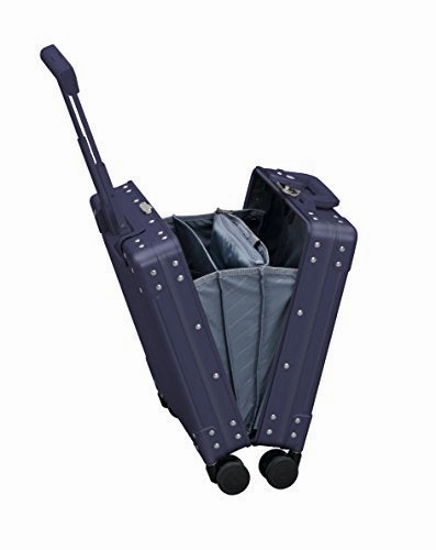 Aleon 16" Vertical Underseat Carry-On Luggage or Business Briefcase (Sapphire) Blue