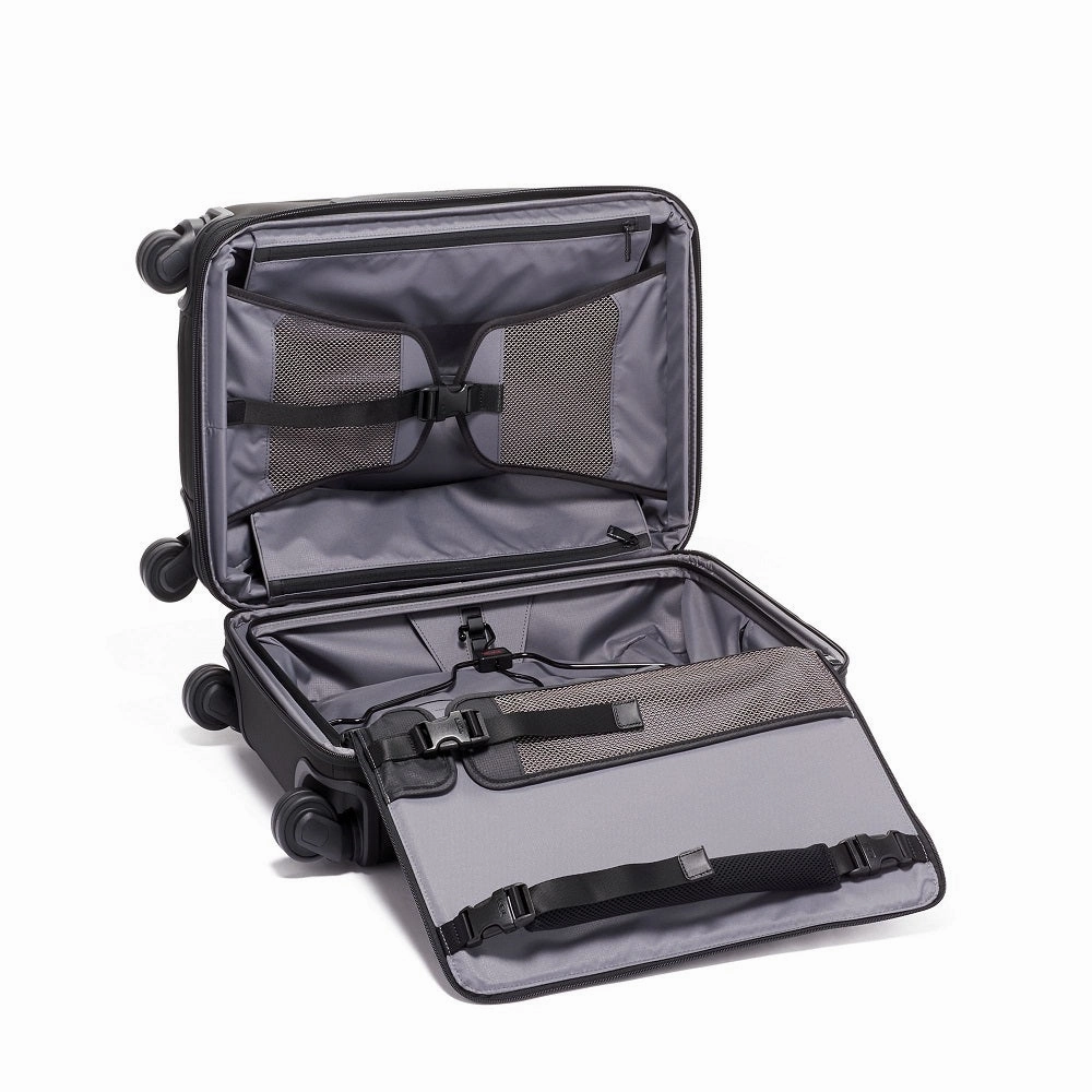 Alpha 3 International Expandable 4 Wheeled Carry-On Black