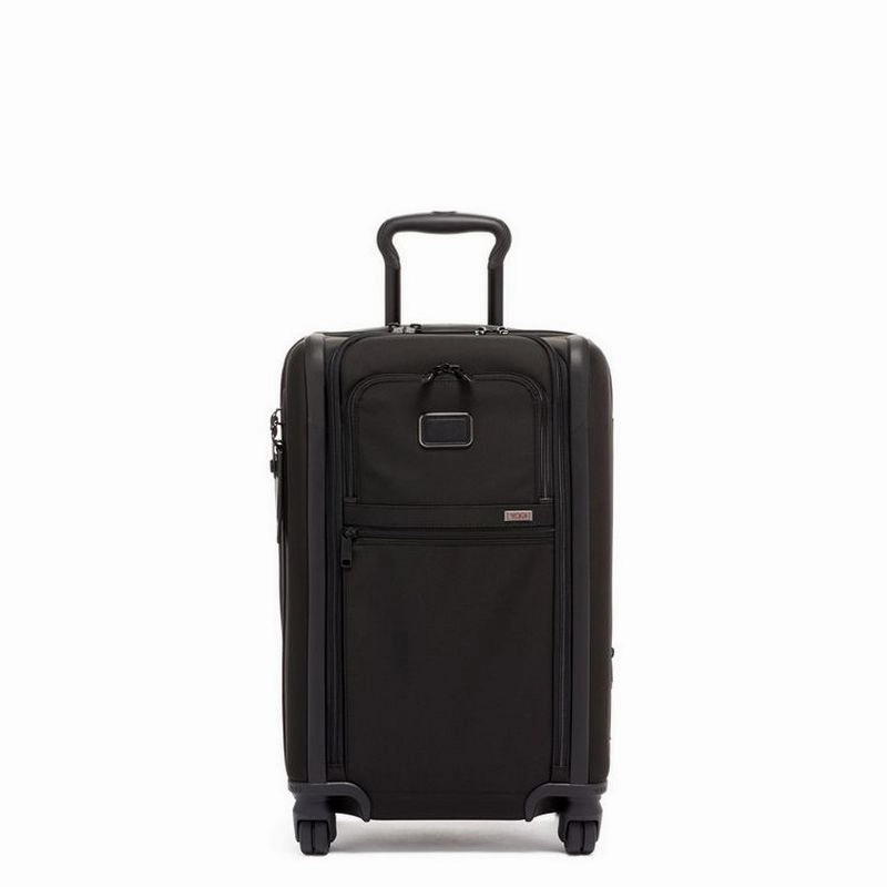 Alpha 3 International Expandable 4 Wheeled Carry-On Black