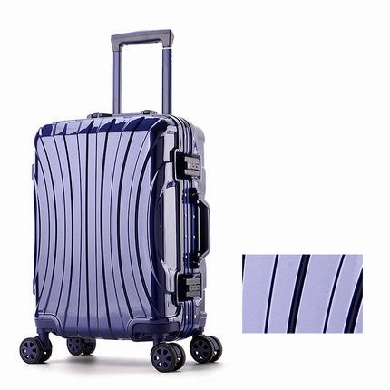 Aluminum Frame Luggage Bag Set,New Travel Suitcase With Spinner Rolling,Trolley Case Carry-On
