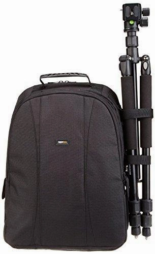 Amazonbasics Dslr And Laptop Backpack - Orange Interior