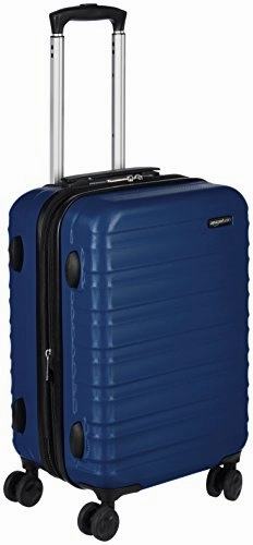 Amazonbasics Hardside Spinner Luggage - 3 Piece Set (20", 24", 28"), Navy Blue