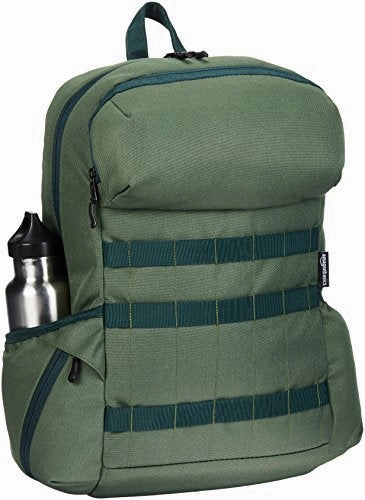Amazonbasics Sp-12867-42034-Dr Canvas Backpack For Laptops Up To 15-Inches - Forest Green