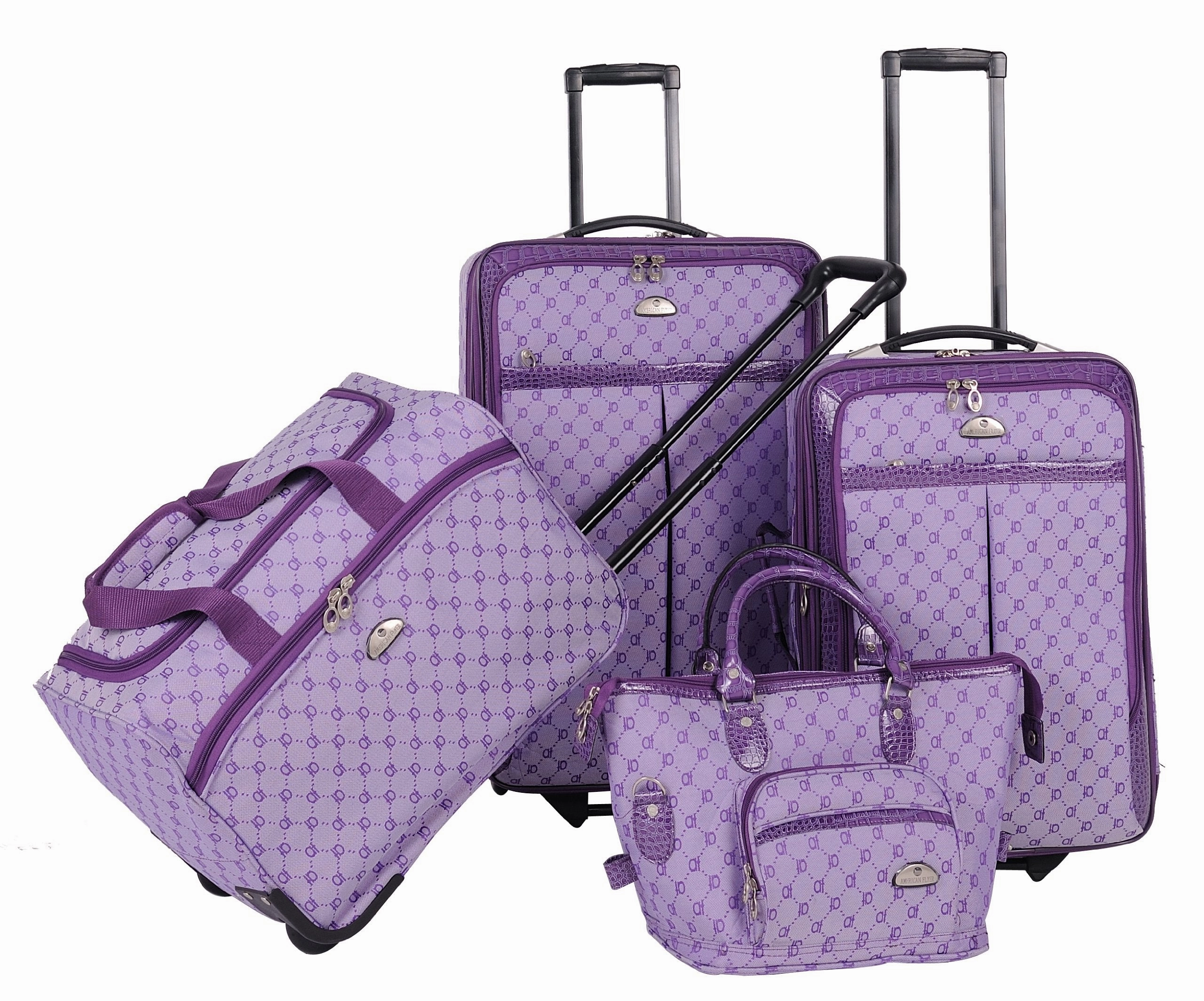 American Flyer Signature 4 Piece Set -Wheel Luggage Sets