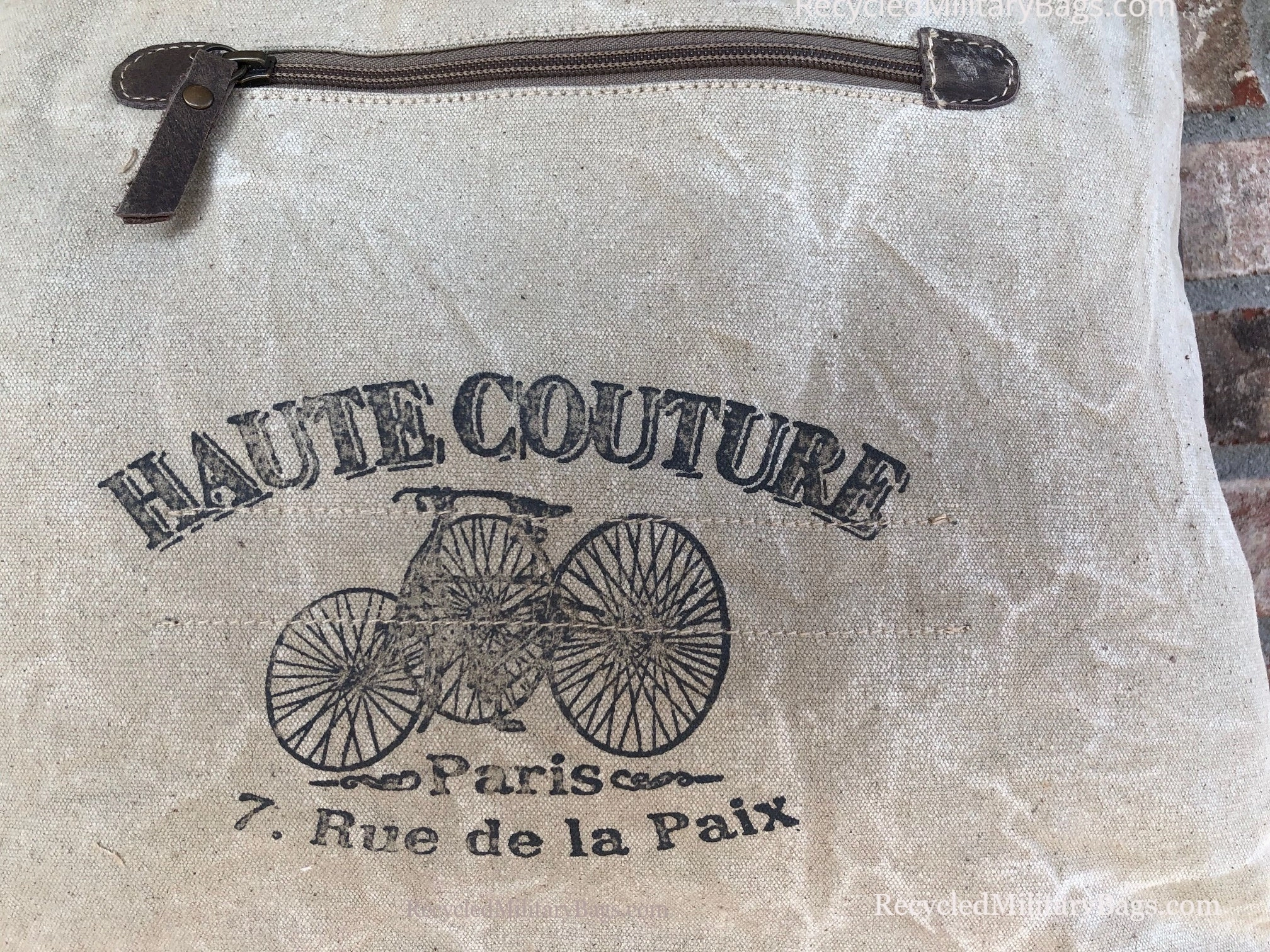 American Ramblers Bicycle Sustainable Canvas Tote