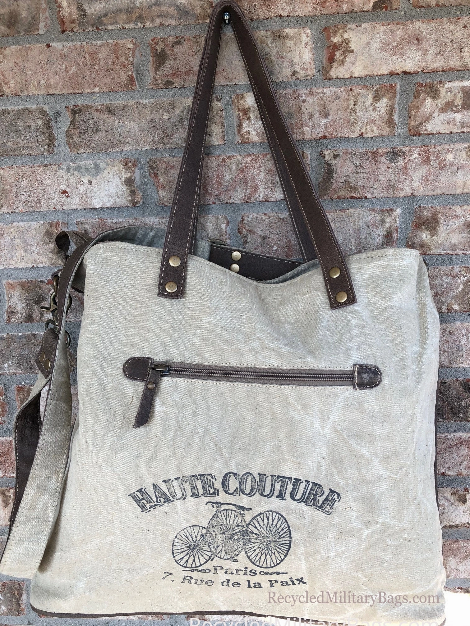 American Ramblers Bicycle Sustainable Canvas Tote