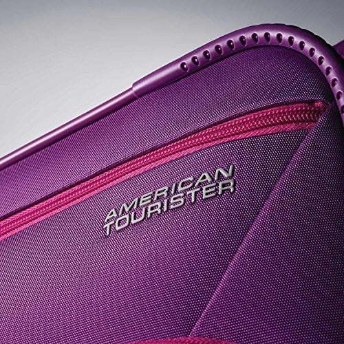 American Tourister Checked-Medium, Purple/Pink
