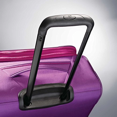 American Tourister Checked-Medium, Purple/Pink