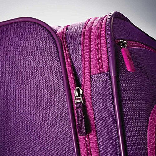 American Tourister Checked-Medium, Purple/Pink