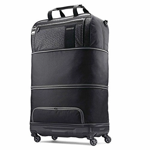 American Tourister Pearce Hybrid Expandable Wheeled Duffel, Black Print