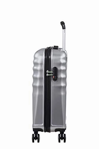 American Tourister Wavebreaker Disney - Muppets Spinner Small Hand Luggage, 55 cm, 36 liters, Grey (Kermit Sparkle)