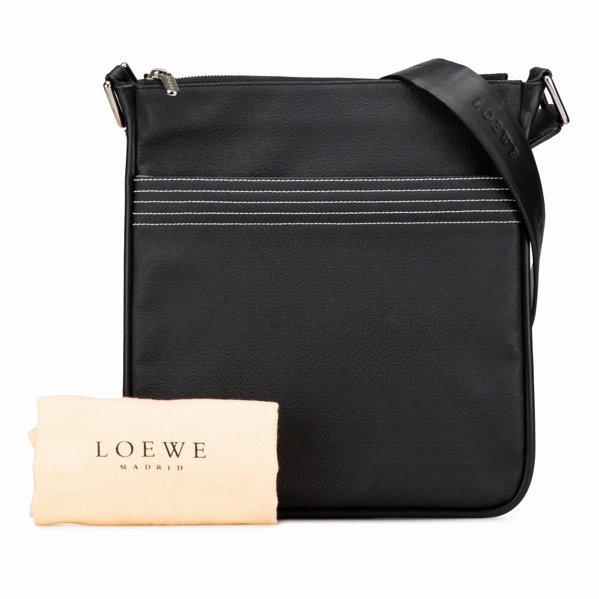 Anagram Leather Crossbody