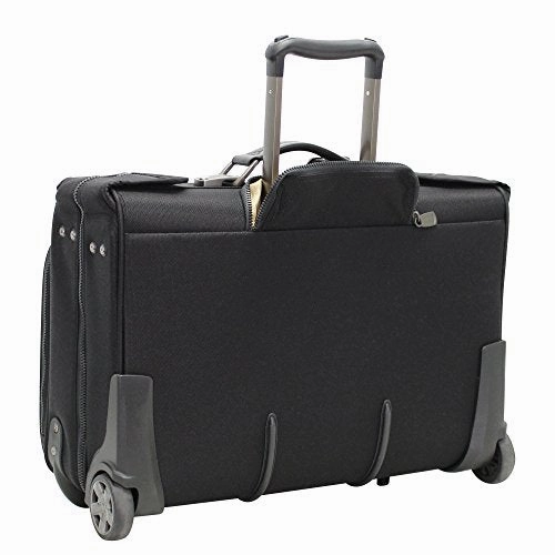 Andiamo Avanti Collection 22" Wheeled Garment Bag, Midnight Black