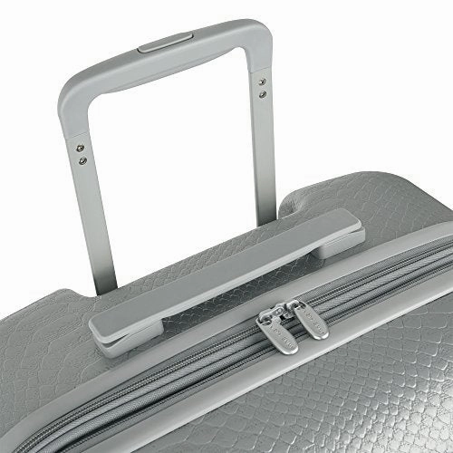 Anne Klein 20" Hardside Carry On Spinner Luggage, Silver