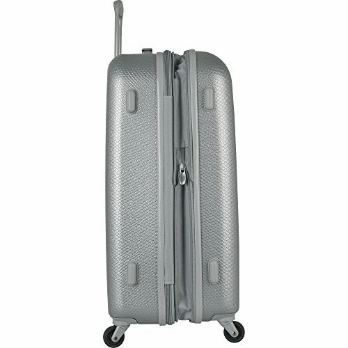 Anne Klein 20" Hardside Carry On Spinner Luggage, Silver