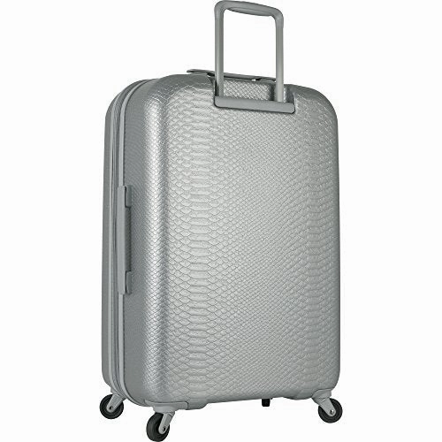 Anne Klein 20" Hardside Carry On Spinner Luggage, Silver