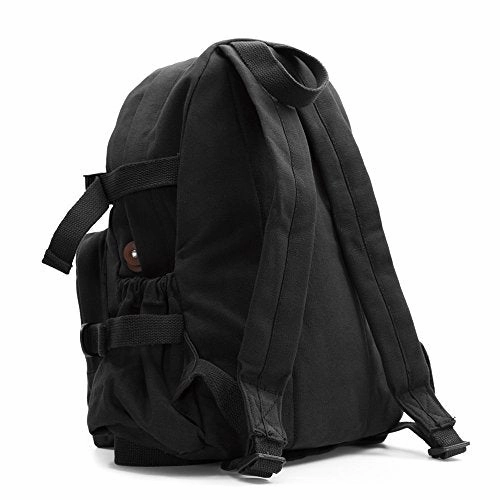 Army Force Gear Air Soft Heavyweight Canvas Backpack Bag, Black & White (large)