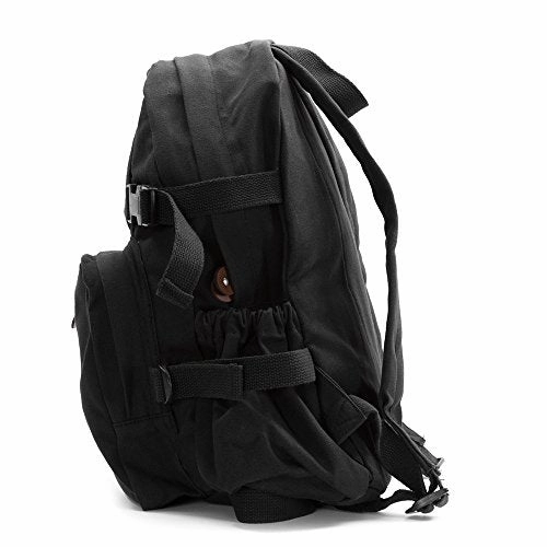 Army Force Gear Air Soft Heavyweight Canvas Backpack Bag, Black & White (large)