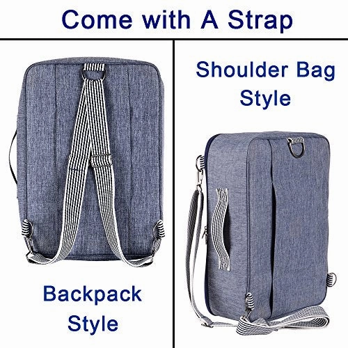 Arxus New Type Multifunctional Fashion Travel Duffel Storage Bag Water Resistant Nylon (Blue)
