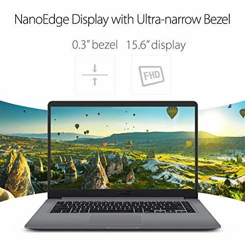 Asus Vivobook F510Ua Fhd Laptop, Intel Core I5-8250U, 8Gb Ram, 1Tb Hdd, Usb-C, Nanoedge Display,