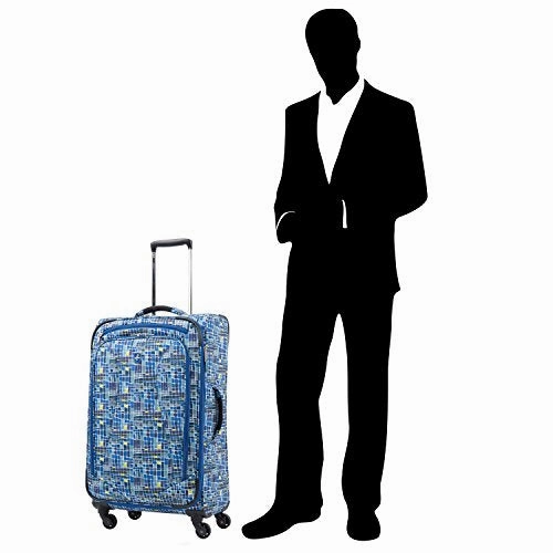 Atlantic Ultra Lite 4 | 21, 24, And 28-Inch Expandable Spinners, Travel Pillow (Watercolor Blue)