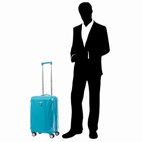 Atlantic Ultra Lite Hardsides Carry-on Spinner, Turquoise Blue