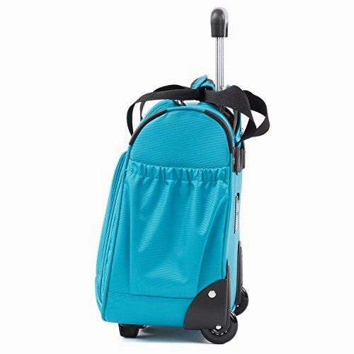 Atlantic Ultra Lite Softsides Rolling Underseat Carry-on, Turquoise Blue