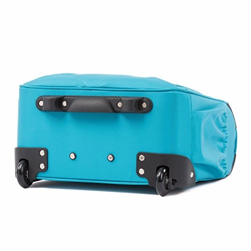 Atlantic Ultra Lite Softsides Rolling Underseat Carry-on, Turquoise Blue