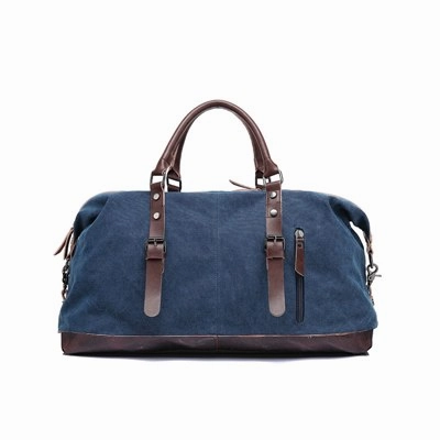 Augur Men Travel Bags Canvas Leather Carry On Luggage Bags Men Duffel Bags Travel Tote Large