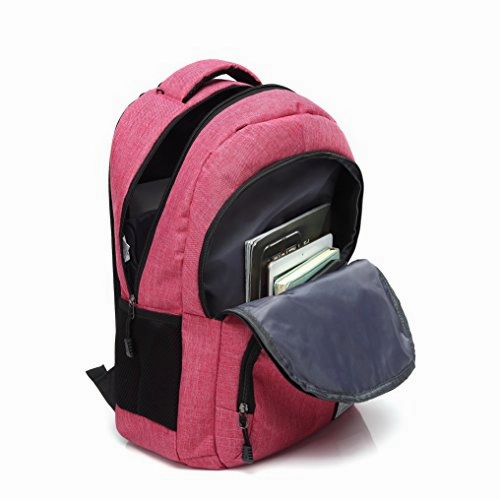 AUGUR Unisex Laptop Backpack Lightweight Casual School Bookbag Travel Daypack Backpack for Women