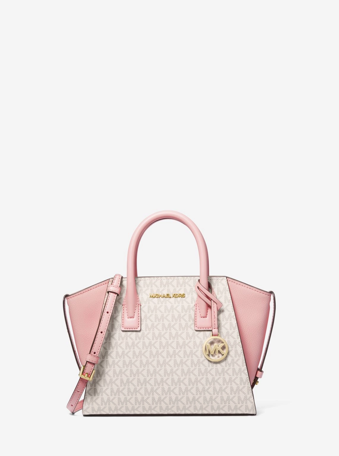 Avril Small Logo Top-Zip Satchel